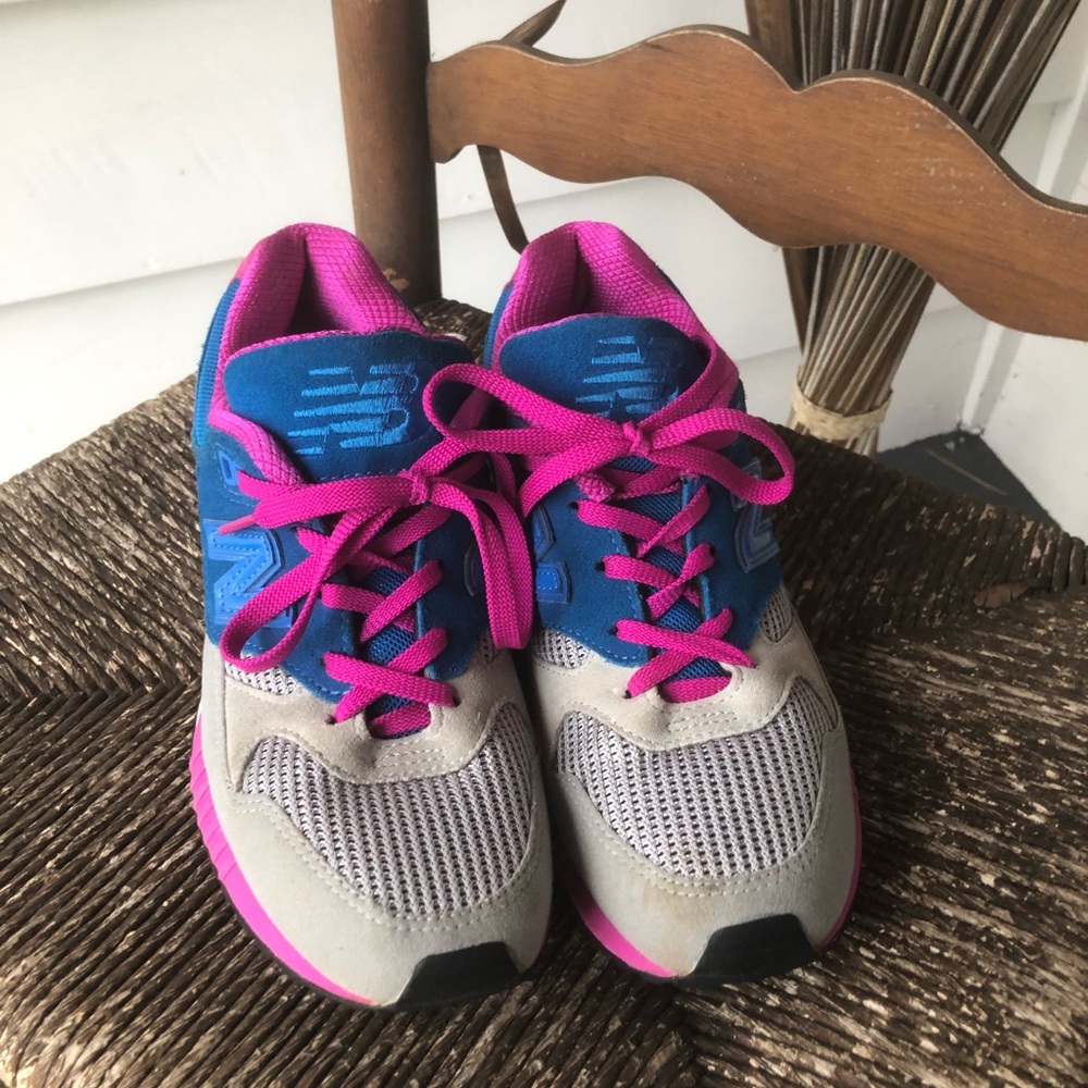 New balance hot pink and blue 530 encap